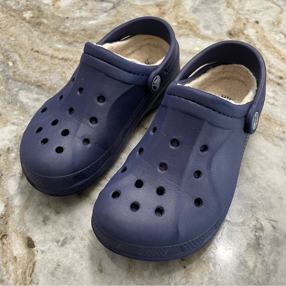 CROCS Classic Lined Unisex Kids Clogs 12 c 13 - Picture 3 of 10
